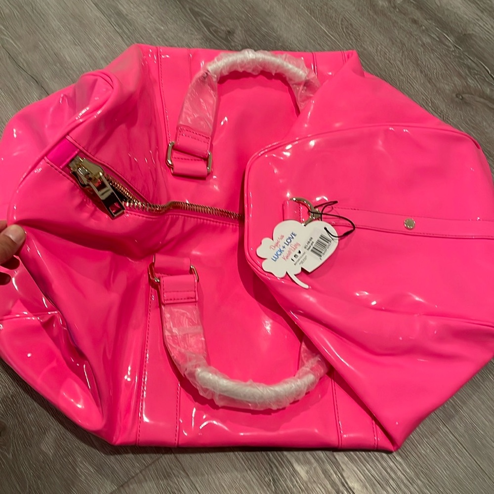 Brand new with tags Stoney clover lane pink travel duffel bag